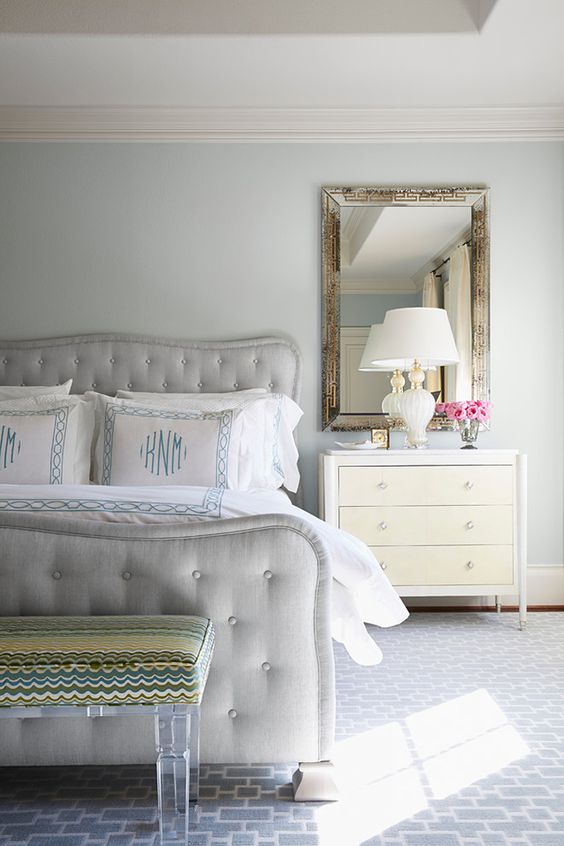 beautiful serene bedroom | Jan Jones LLC