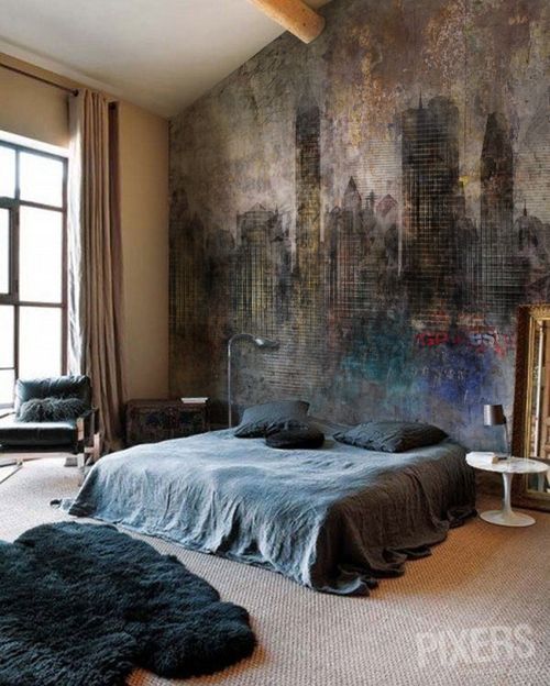 Bedroom | ベッドルーム | Camera da Letto | Dormitorio | Chambre à Coucher | Boudoir | Bed | Decor | Manchester | wall deco masculine bedroom