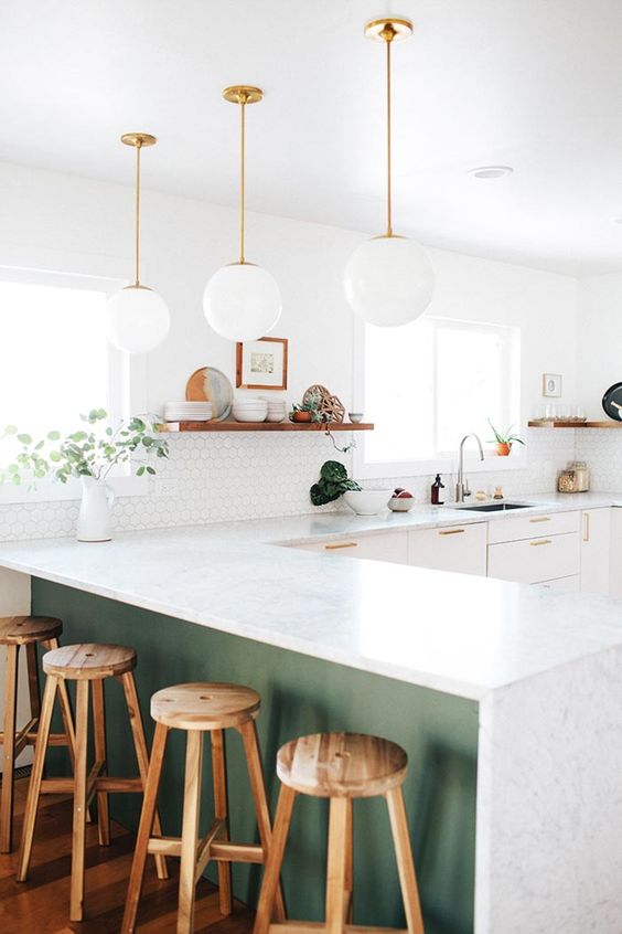 Before & After: A Fixer-Upper Gets a New Kitchen in Denver, CO | Design*Sponge | Luna Pendants by Schoolhouse Electric