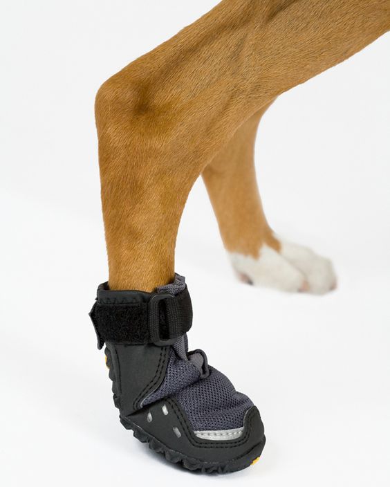 Best dog boots ever, good for hot or cold weather and they don't slip in them. They don't slip off either.