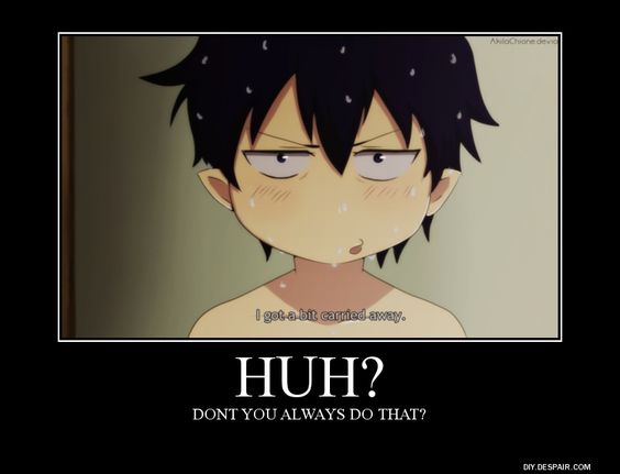 Blue Exorcist ~~ Enthusiastic much, Rin?