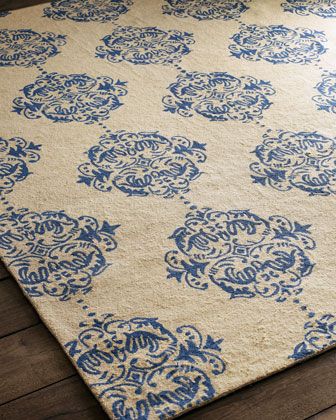 Blue+Medallions+Rug+by+Safavieh+at+Horchow.