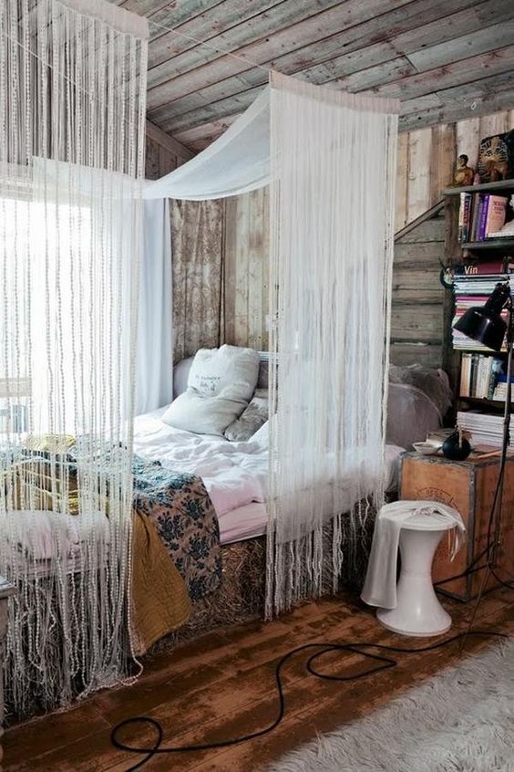 bohemian bedroom ideas boho chic bedroom designs curtain dividers open shelves