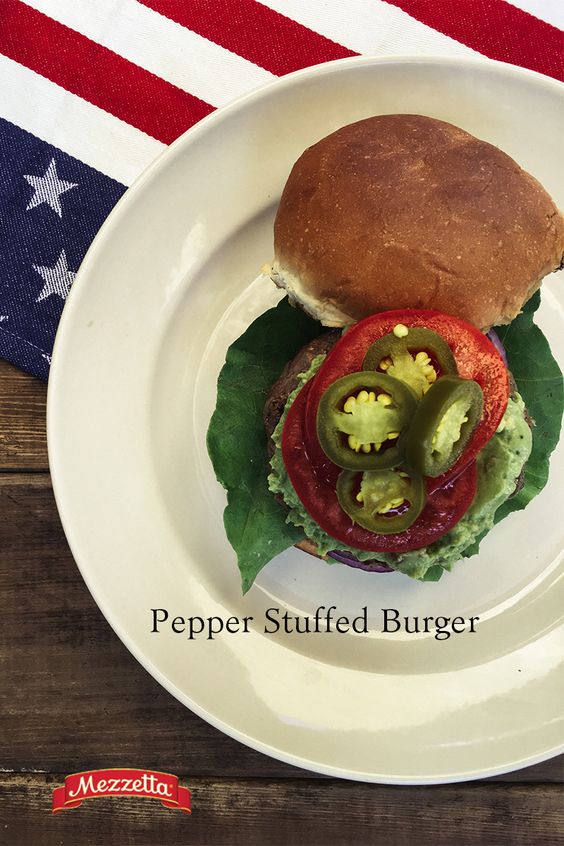 Bring your burger to the next level by stuffing it with spicy (or mild) peppers and gooey cheese. Impress your friends and grill up Mezzetta's Pepper Stuffed Burger at your next backyard barbecue. Learn how!