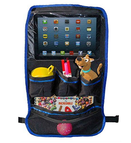 Car Seat Back Organizer with Screen Ipad Tablet Pocket