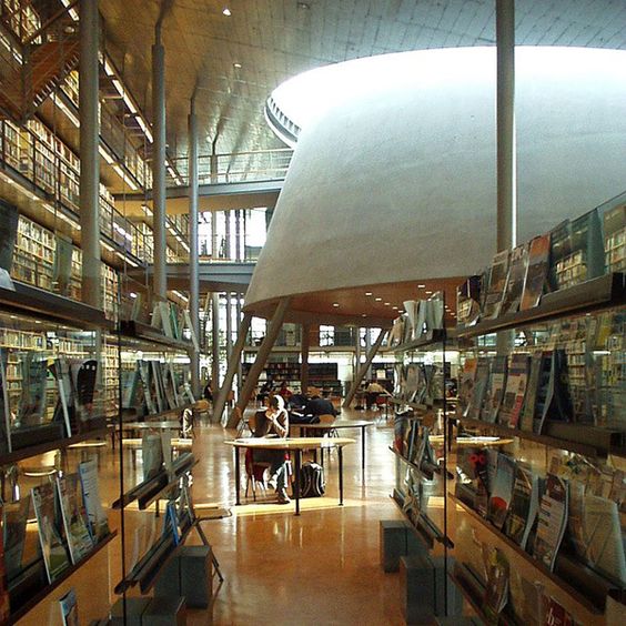 Central Library, University of Technology, Delft, Netherlands.