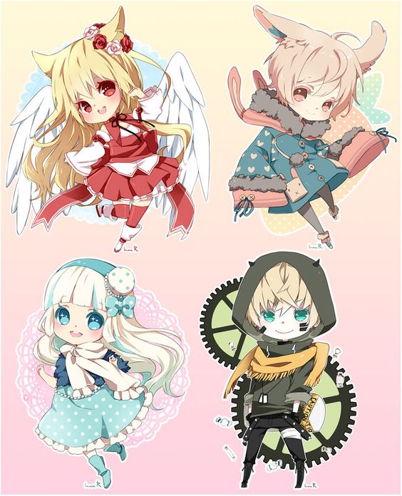 Chibi commission batch05 by inma on DeviantArt