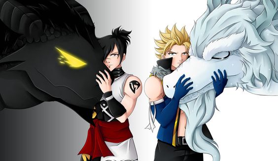 Children of the White and Shadow Dragon Fairy Tail - Rogue and Sting by CelestialRayna