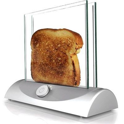 Clear toaster allows you to see when it's done. @Diane Amick