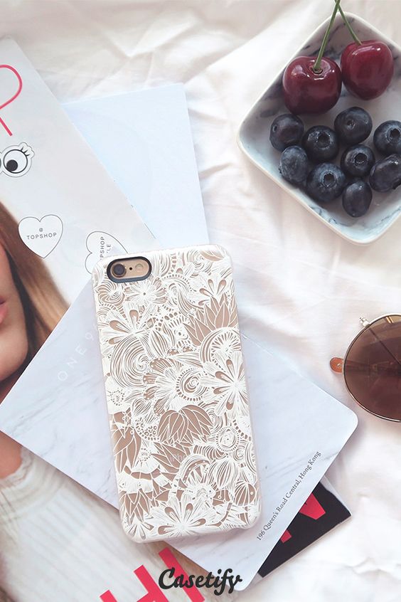 Click through to see more iPhone 6 protective phone case designs by @Anchobee   #lace | @Casetify
