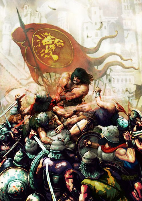 Conan Barbarian Illustration
