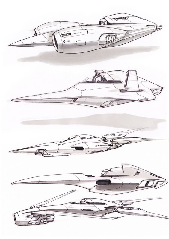Concept sketches by André Costa, via Behance