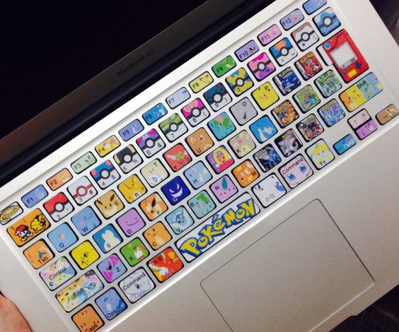 Customise your keyboard with these cute Pokemon Keyboard Stickers! #pokemon #kawaii #anime