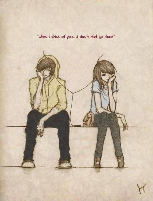 Cute Couple Drawings With Quotes