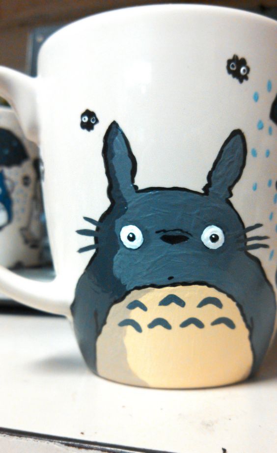 Cute Totoro Mug via Etsy. I may need to start a Pinterest board for coffee mugs :P