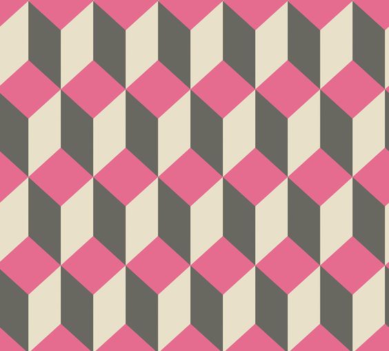 Delano Black and Pink wallpaper by Cole & Son