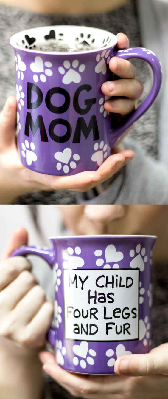 Designed by New York potter Lorrie Veasey, our Dog Mom Mug is a must-have for the proud doggie mama in all of us.