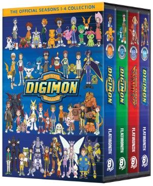 Digimon Seasons 1-4 DVD Collection (D) (Adventure/02/Tamers/Frontier)