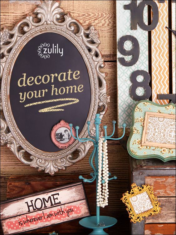 Discover hundreds of home decor items at prices 70% off retail! At zulily you'll find something special for every room in your home!