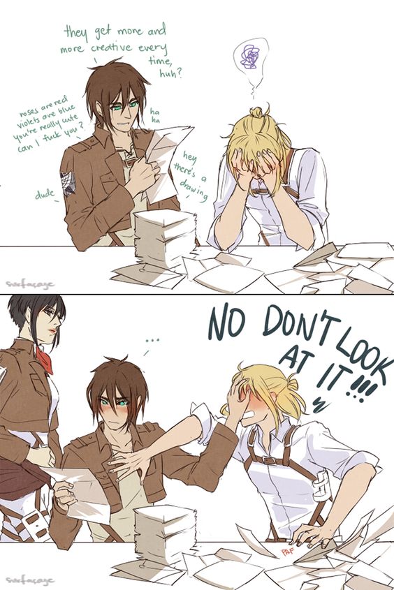 Eren, Armin & Mikasa Older (2/3)