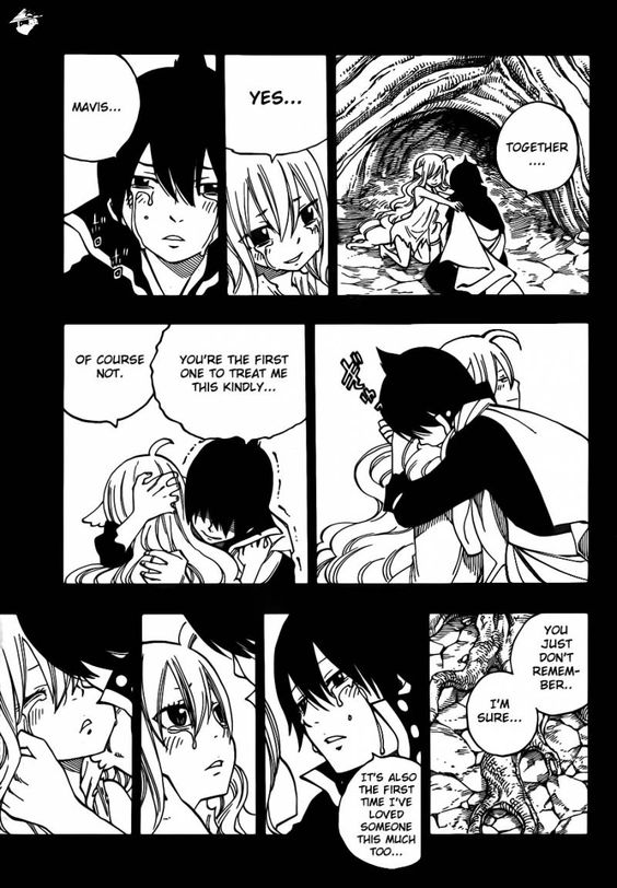 EVERYONE THEY KISSED THEY KISSED ZERVIS IS TRUE! YAY!!! Read manga Fairy Tail Fairy Tail 450: The One And Only This World online in high quality