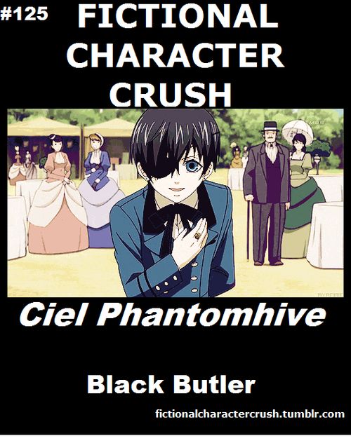 Fictional Character Crush Ciel Phantomhive Black Butler - Kind of, He's  Gothic or whatever. More of Death The Kid, though. LOVE KID!!