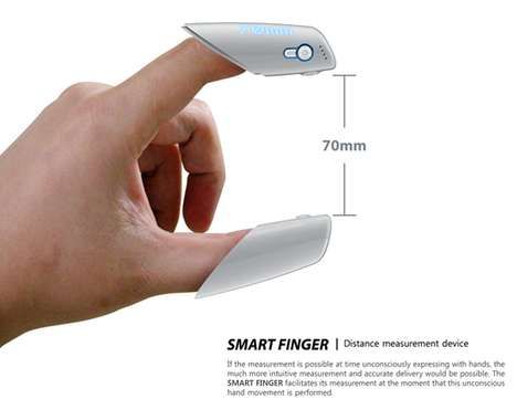 Fingertip Measuring Devices, future gadget, futuristic device, smart finger
