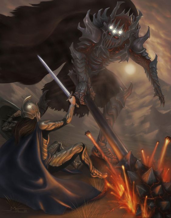 Fingolfin vs Morgoth by mattleese87
