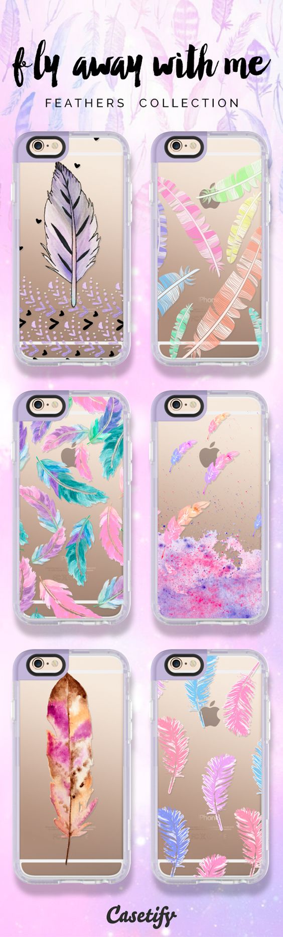 Fly away with  Tap this link to shop the featured #feather phone cases:  | @Casetify