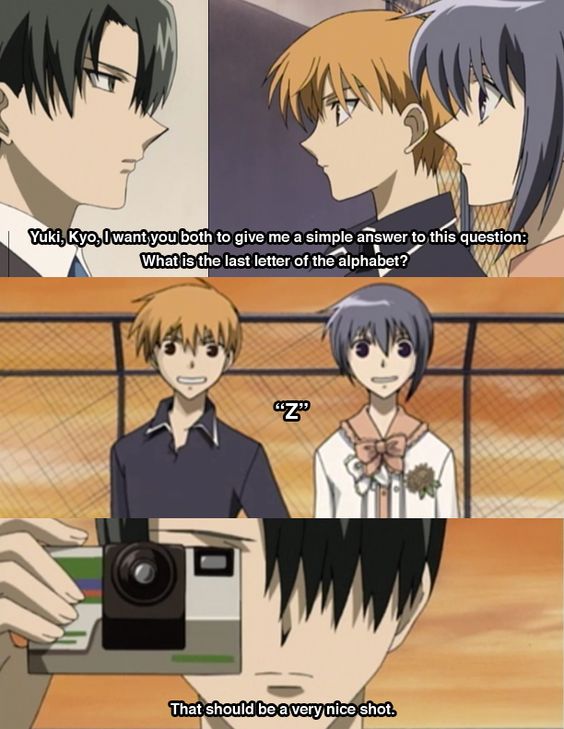 Fruits Basket was also the first anime series I ever watched. I loved that part :D