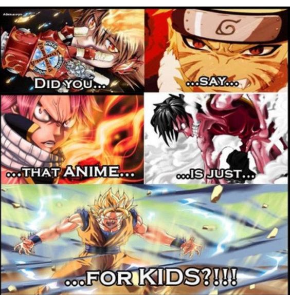 Funny Naruto Meme - Manga Memes: Anime is not for kids