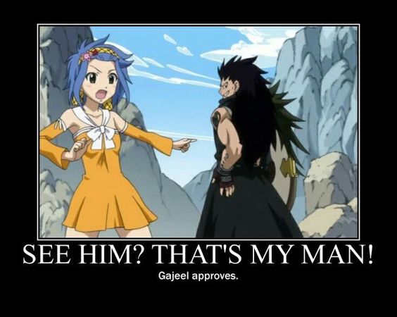 Gajeel and Levy (Fairy Tail) Levy you feisty claiming Gajeel