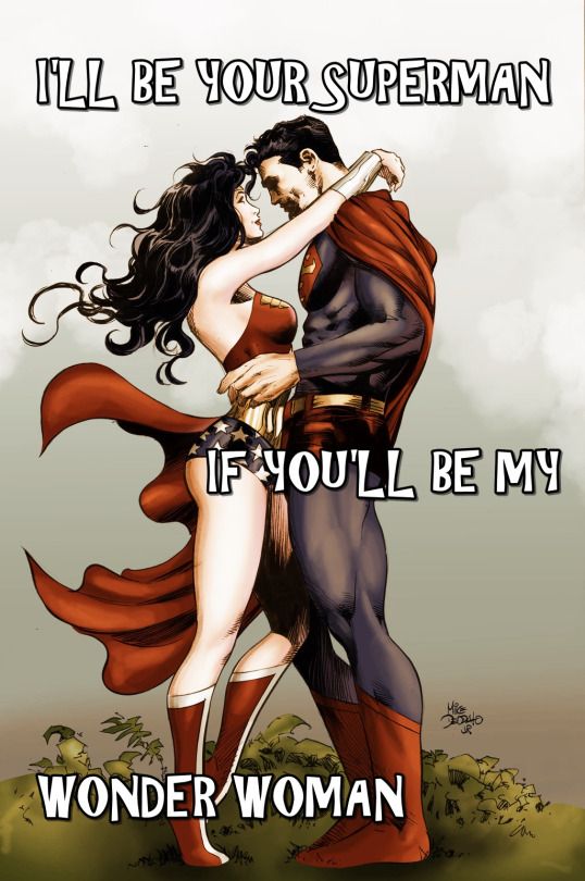 #geekpickupline Superman and Wonder Woman edition