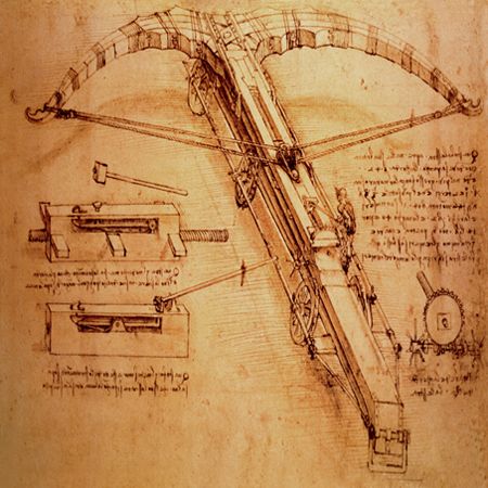 Giant Catapult, Circa 1499 by Leonardo Da Vinci