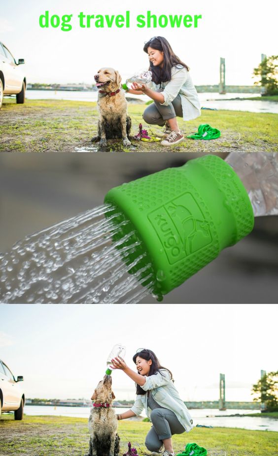 Great for after the beach, after a hike, or just to cool your pup down!