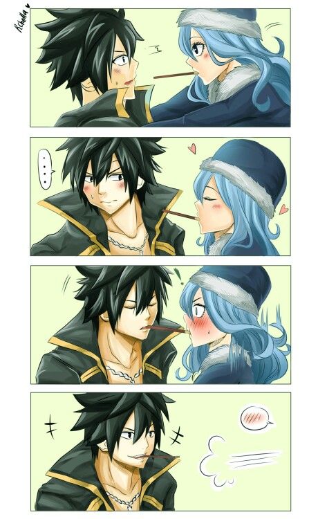 Gruvia   i can totally see this happening