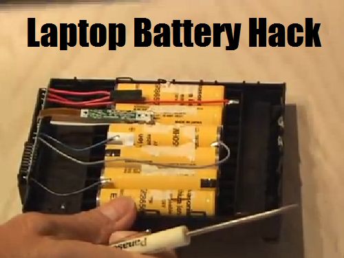 Hack: Laptop Battery Dead laptop battery? Don't buy a new  the old one! Here's how!