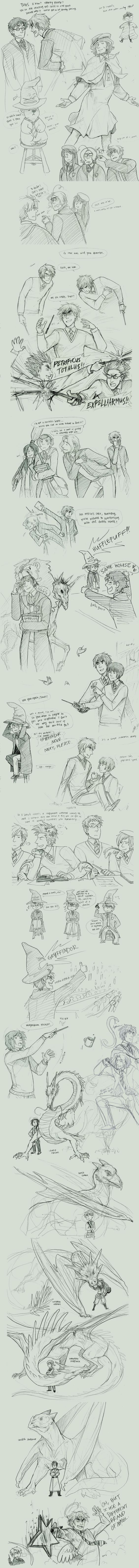 harry potter + the axis powers by ~Blue-Fox THIS IS AWSOME!- I died at Alfred trying to shoot the sorting hat