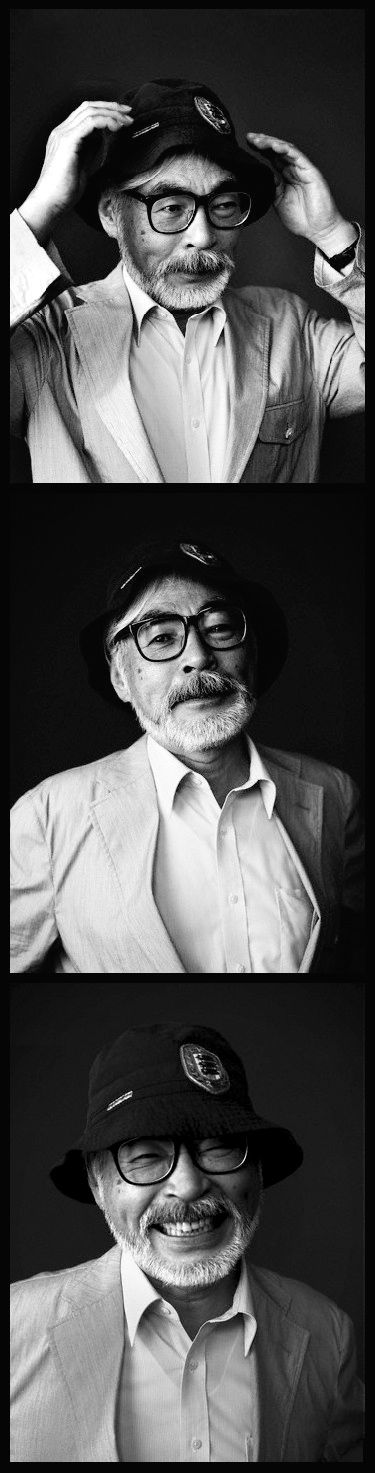 Hayao Miyazaki set, 2005 by Nicolas Guerin. Click on image to see more Miyazaki.