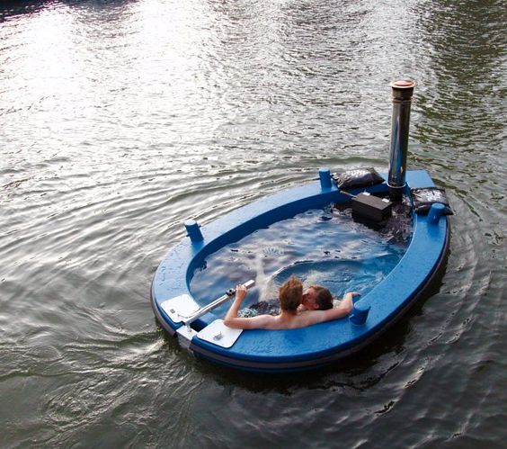 HotTug Hot Tub Boat - It’s a hot tub and it’s a boat.