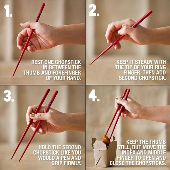 how to use chopsticks - #howto