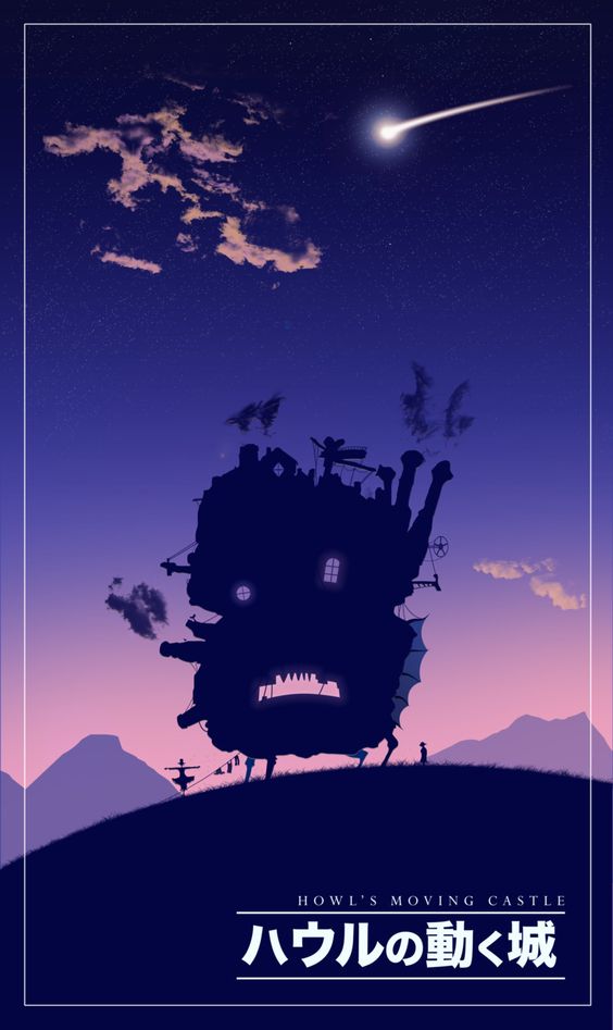 howl's moving castle poster