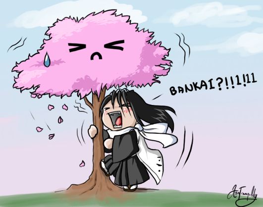 I CAN'T BELIEVE HOW MUCH I LOVE THIS!!!! Byakuya BANKAI by ~AznTranquility on deviantART