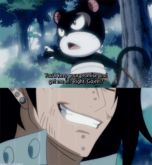 I knew Gajeel would finally find his flying