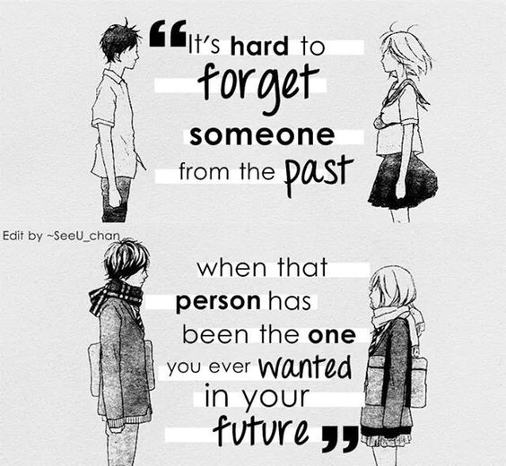 I totally agree eshte e veshtir te harrosh dike nga e kaluara ,.. kur ky person ka qen nje qe ti ke dashur ne te ardhmen.