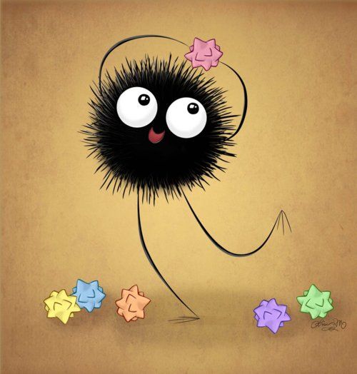 I want a soot sprite for my very own. As a matter of fact, I want a lot of soot sprites for my very own! ^_^