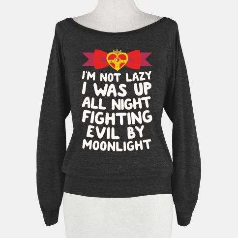 I Was Up Fighting Evil By Moonlight | HUMAN | T-Shirts, Tanks, Sweatshirts and Hoodies