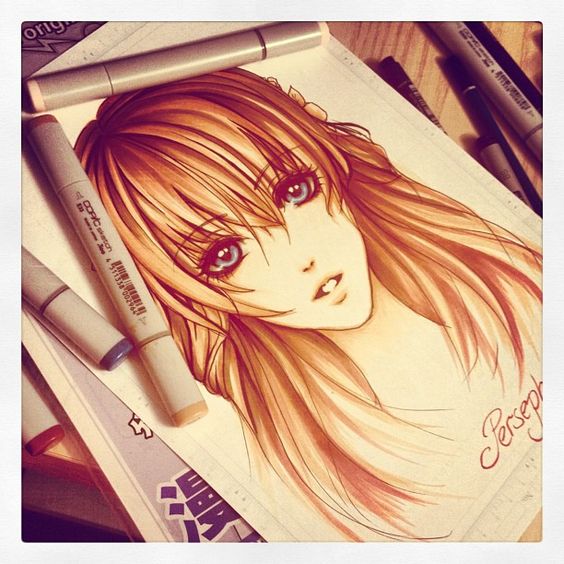 I wish more artist were aware of copic markers. They're amazing!
