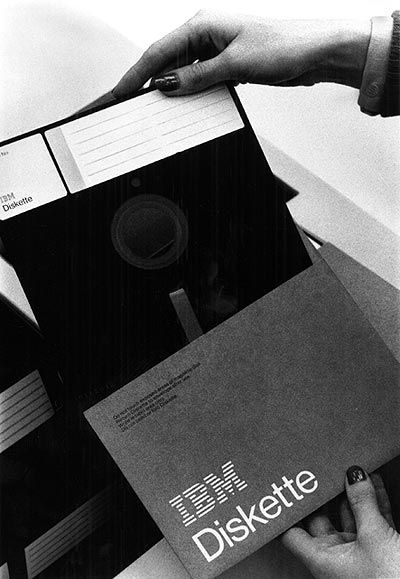 IBM 8-inch Floppy Diskette, 1971.