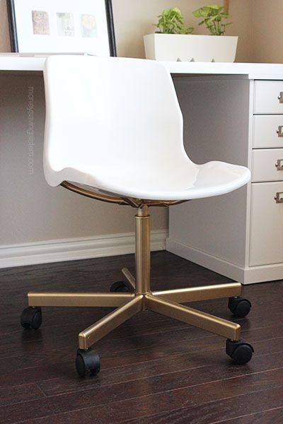 IKEA Hack: Make the $20 SNILLE Chair Look Like an Expensive Office Chair! | Money Saving Sisters
